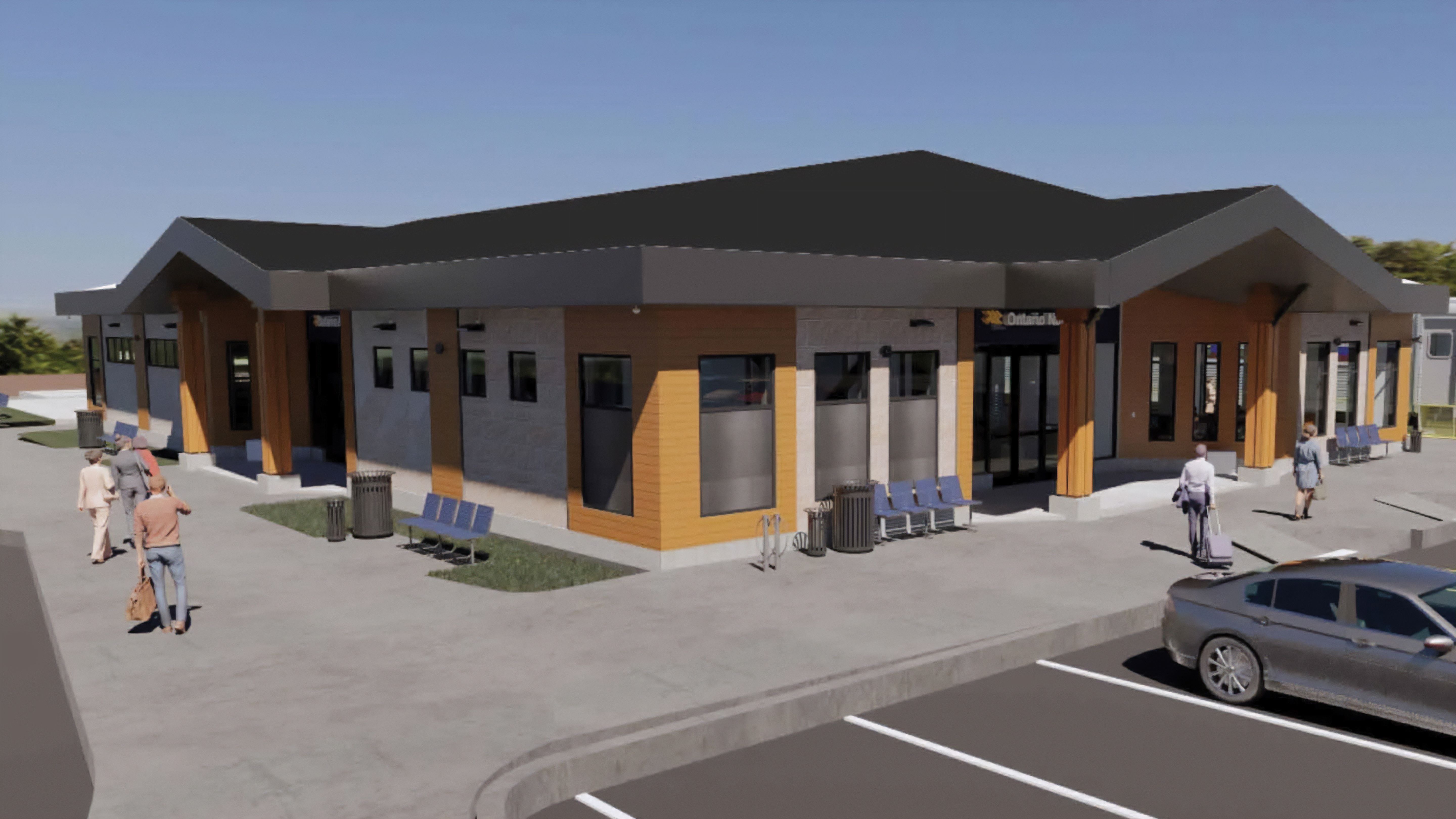 Timmins Station Render Front
